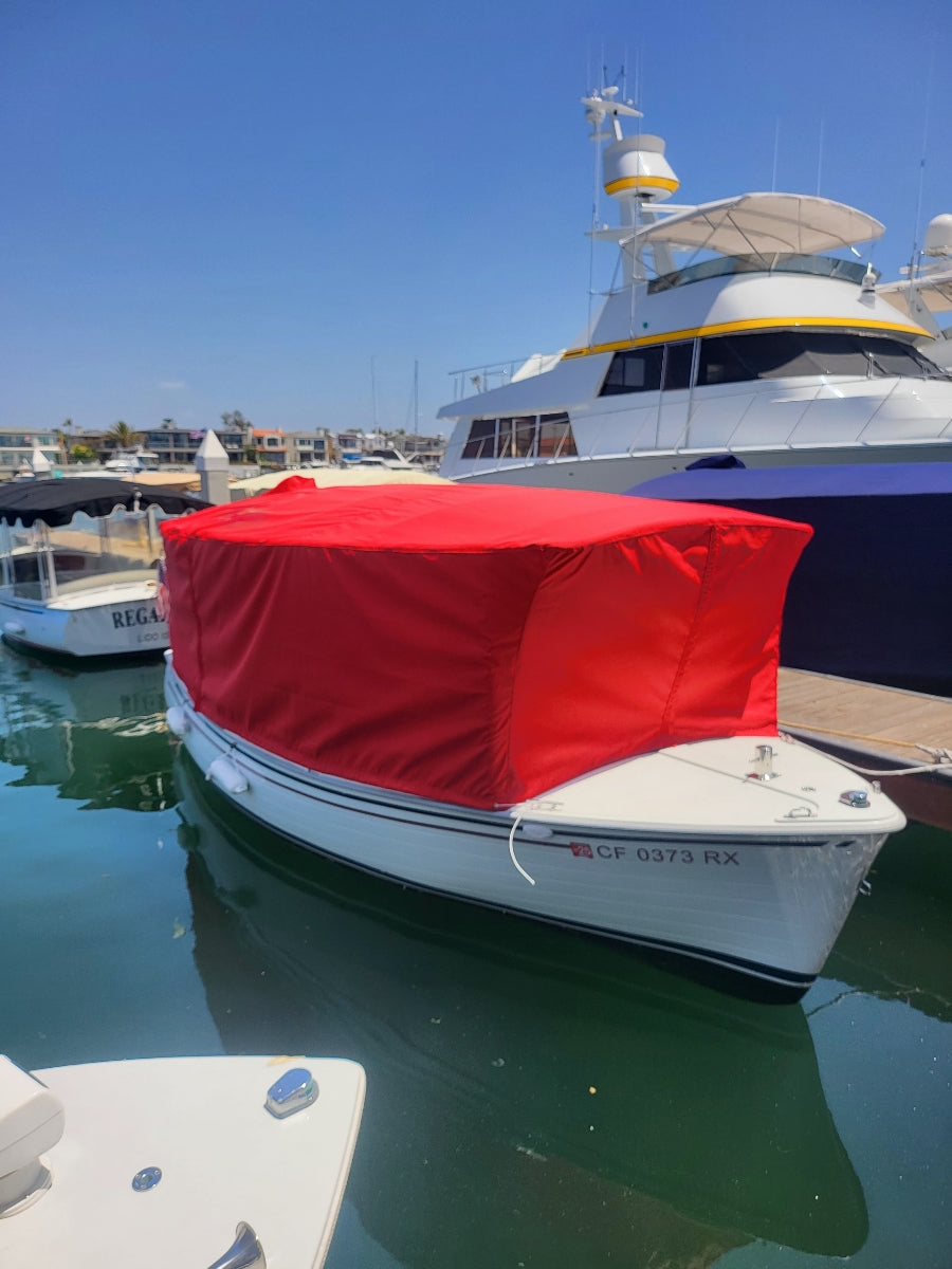 18' Canvas cover down to windows for Duffy boat