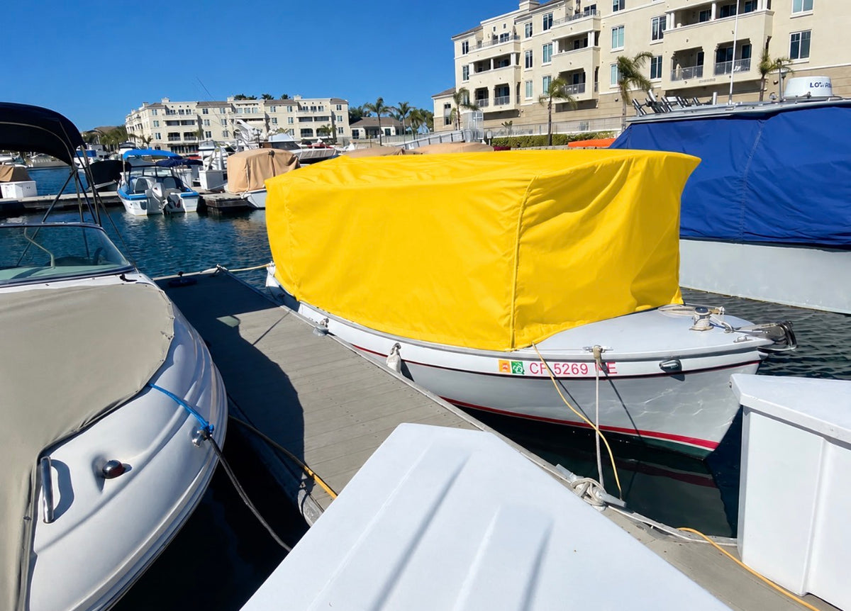 18' Canvas cover down to windows for Duffy boat