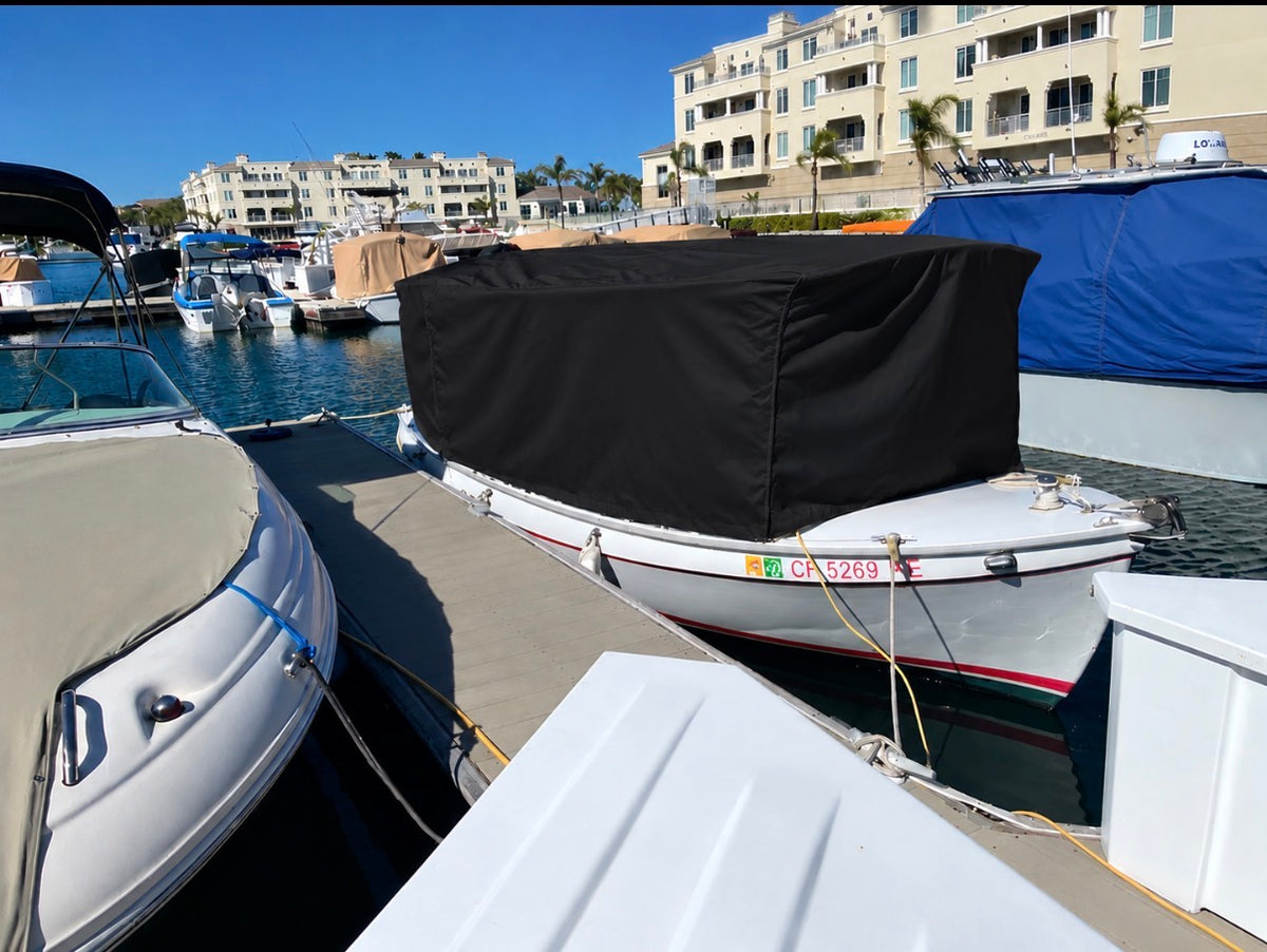 18' Canvas cover down to windows for Duffy boat
